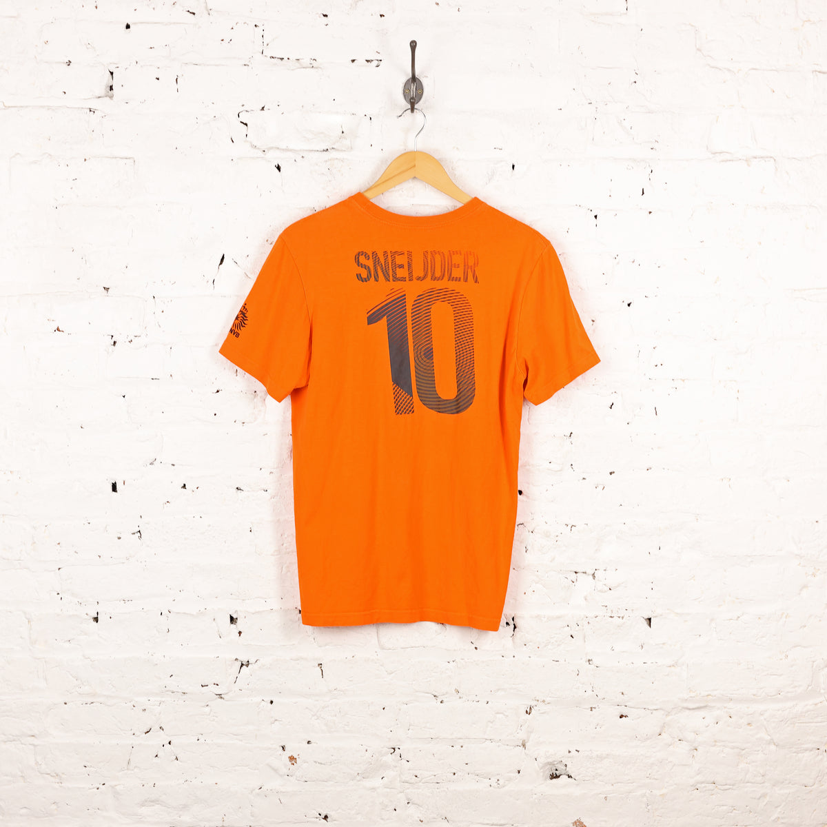 Netherlands Sneijder Nike Football T Shirt - Orange - S – Headlock