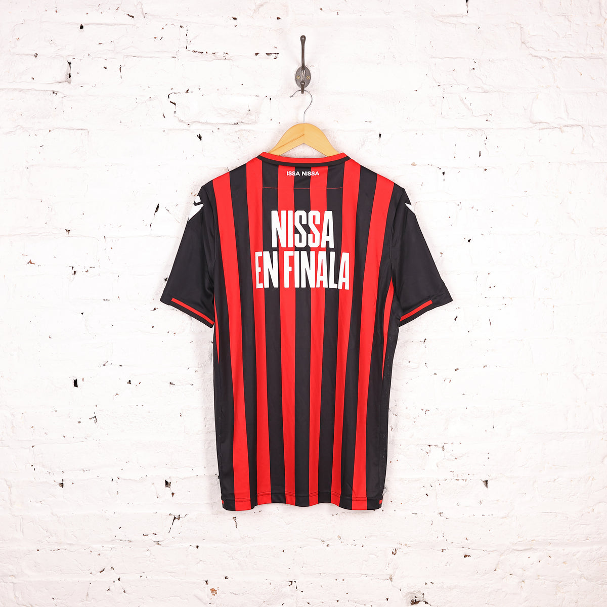 Maillot LE MANS F.C porté n°14 MACRON shirt football camiseta rouge jersey L | eBay