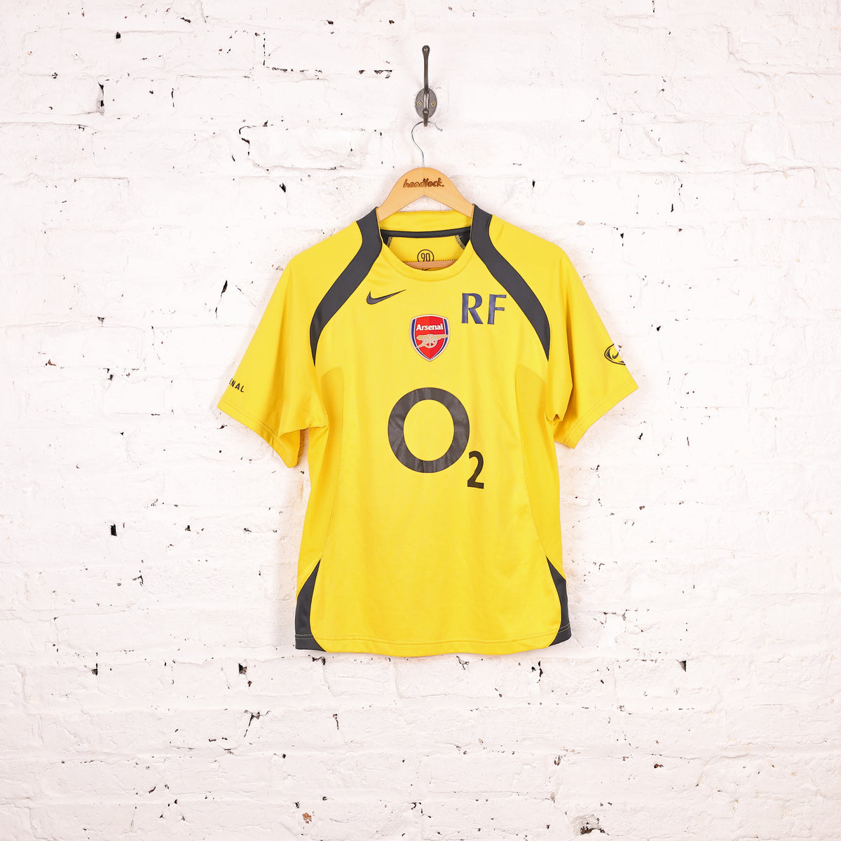 Arsenal FC 2005 Nike Training Football Shirt - Yellow - S – Headlock