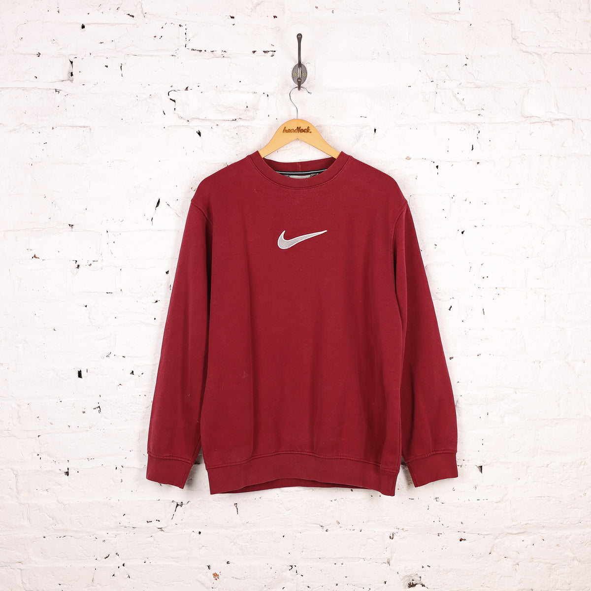 Nike 90s Sweatshirt Maroon M – Headlock
