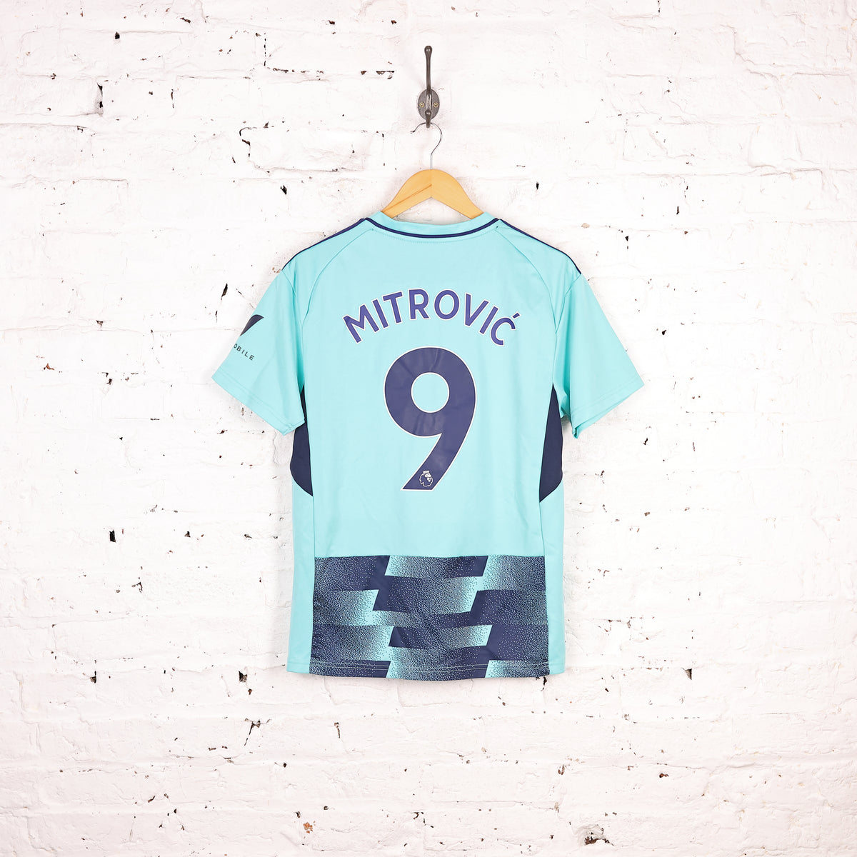 Fulham 2022 Aleksandr Mitrovic Adidas Home Football Shirt Blue