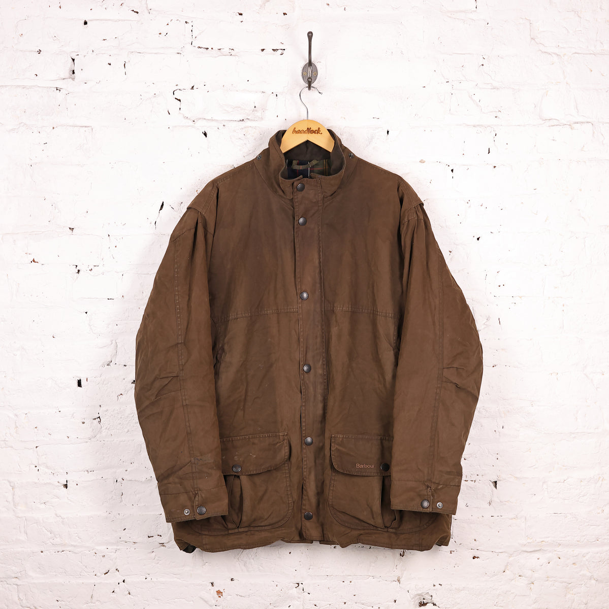Barbour / ジャケット/L/コットン/CML/無地/DURACOTTON TRAPPER JKT/オイルドジャケット Headlock_Batch150_SR_Main11_12