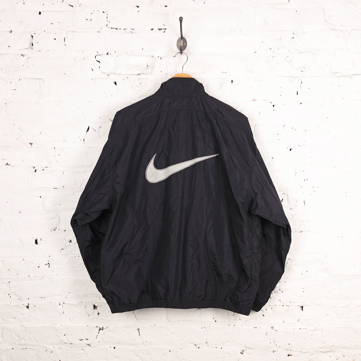 トップス 90s Nike reflector sweat setup 90s Nike Shell Tracksuit Top - Black - M – Headlock