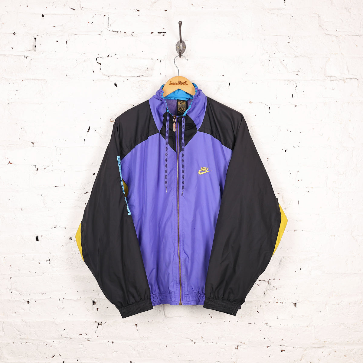 90s Nike Premier Shell Tracksuit Top Jacket - Purple - L – Headlock