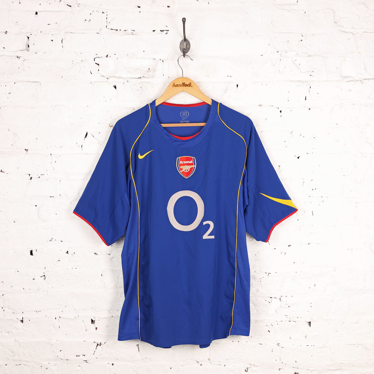 Nike Arsenal 2004 Football Away Shirt - Blue - L – Headlock