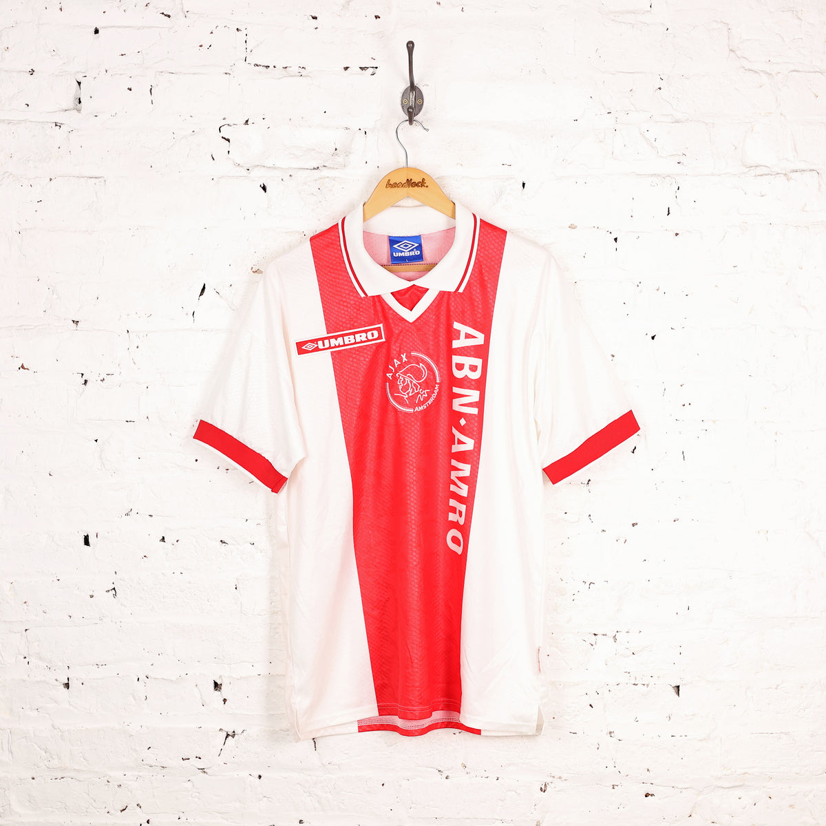 Umbro Ajax Amsterdam 1998 Home Football Shirt - Red - L – Headlock