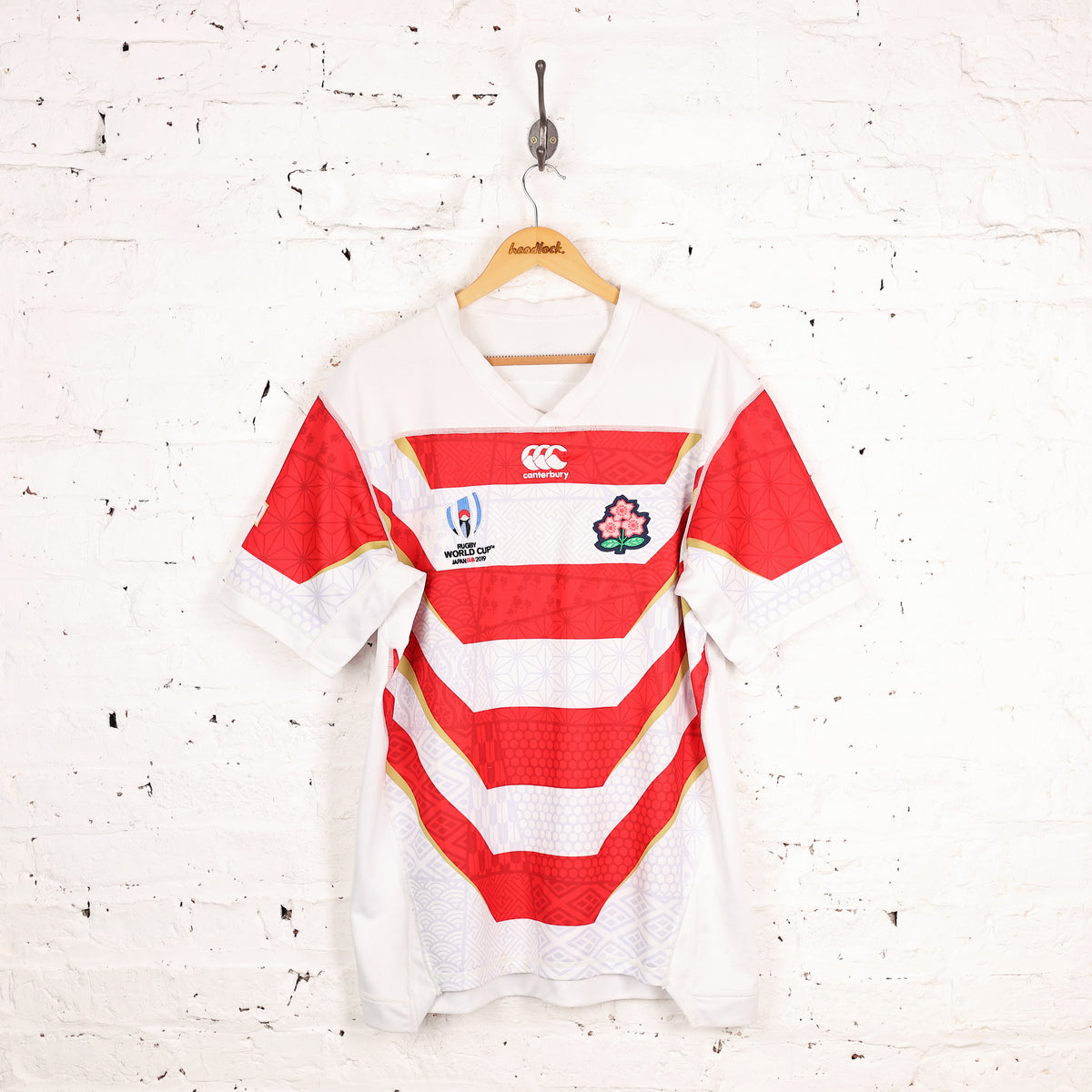 Canterbury Japan Rugby World Cup 2019 Home Shirt - White - XXL