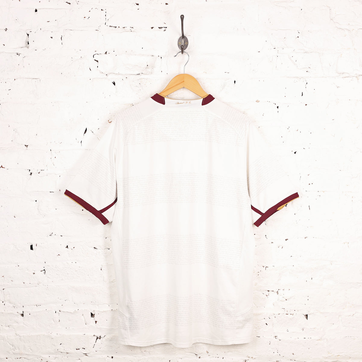 Nike Arsenal FC 2007 Away Football Shirt - White - XL – Headlock
