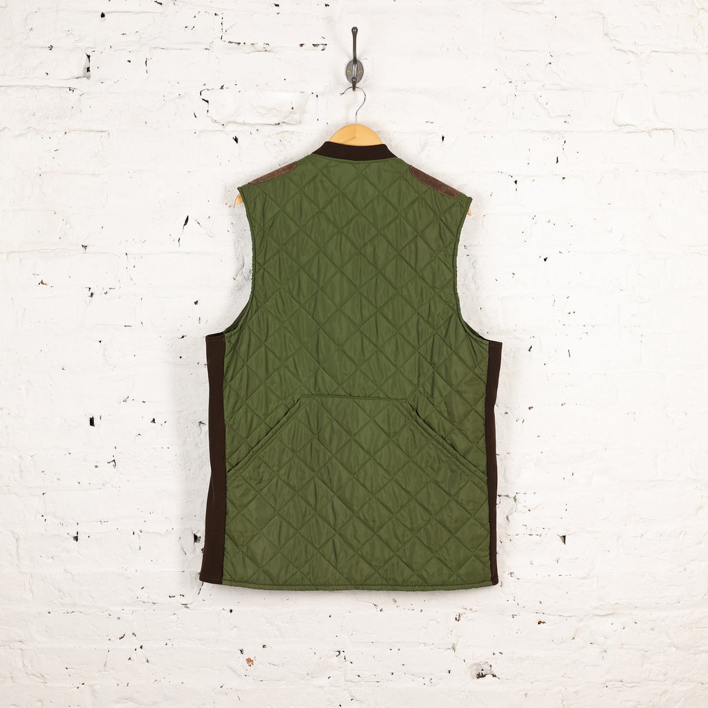 Barbour Quilted Gilet Bodywarmer Jacket - Green - XL