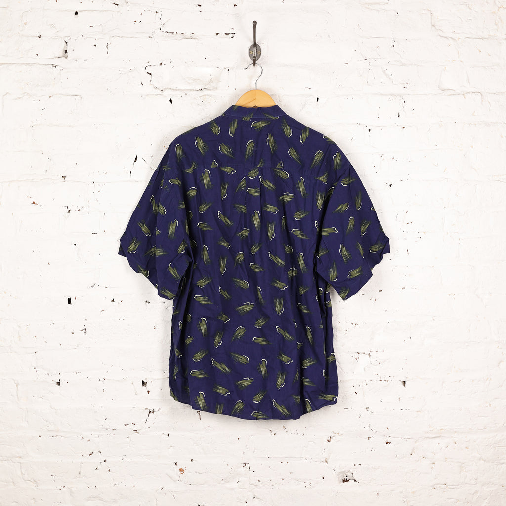 Headlock 90'S Pattern Print Shirt - Blue - XL
