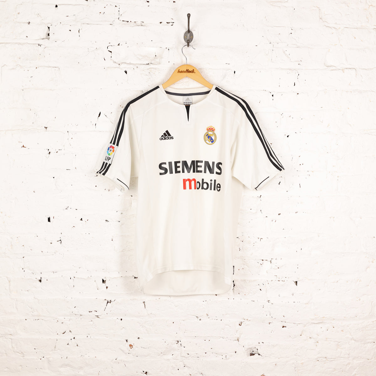 Real Madrid Football 2003/04 Home Shirt - White - M – Headlock
