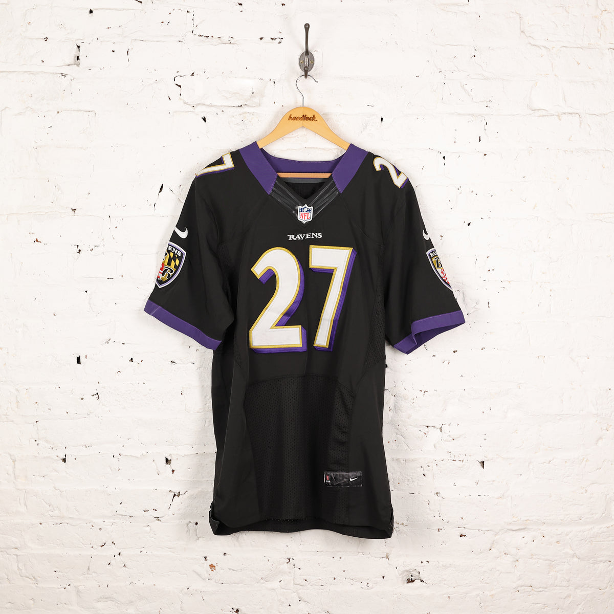 Baltimore Ravens Rice Nike NFL American Football Jersey Black XL Headlock