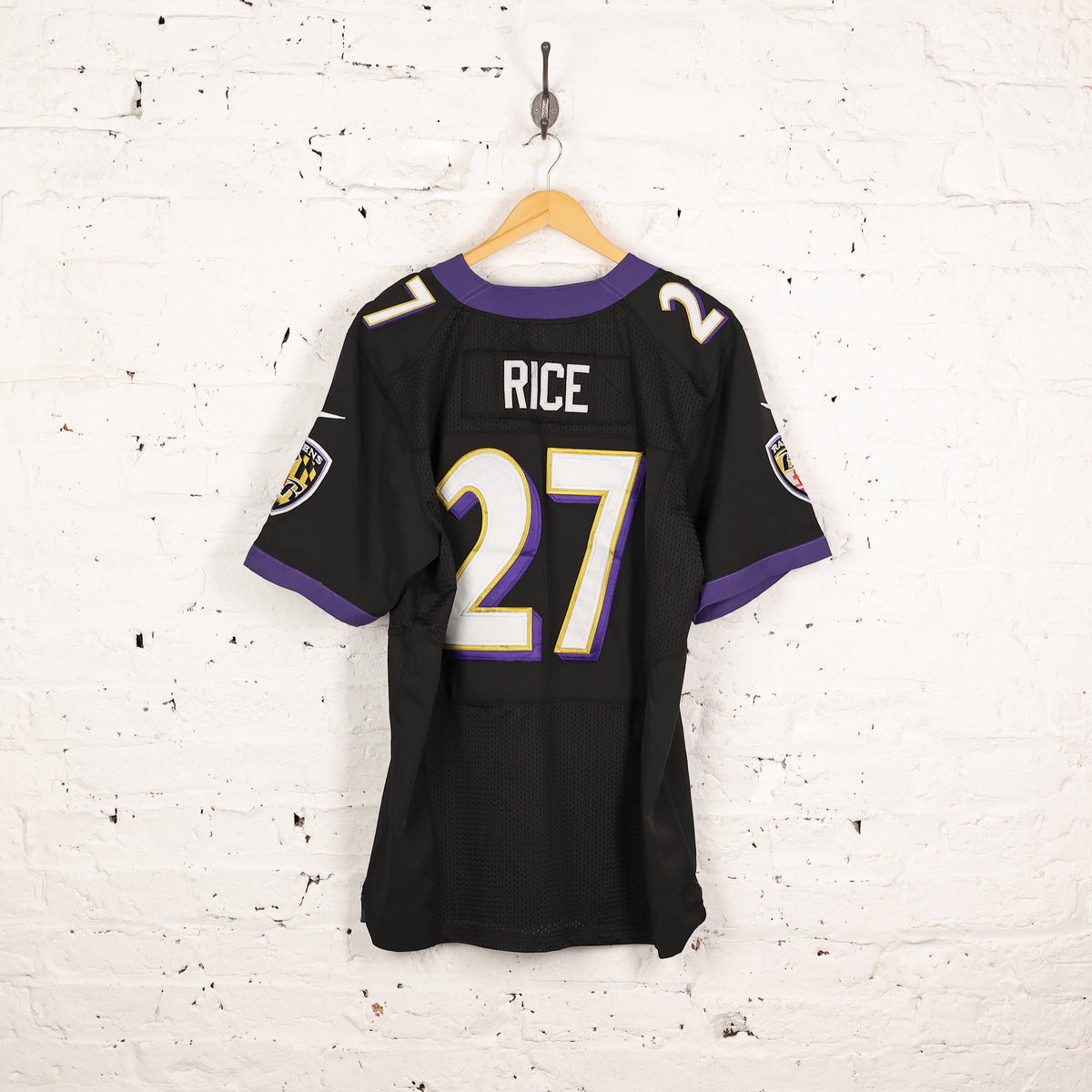 Baltimore Ravens Rice Nike NFL American Football Jersey - Black