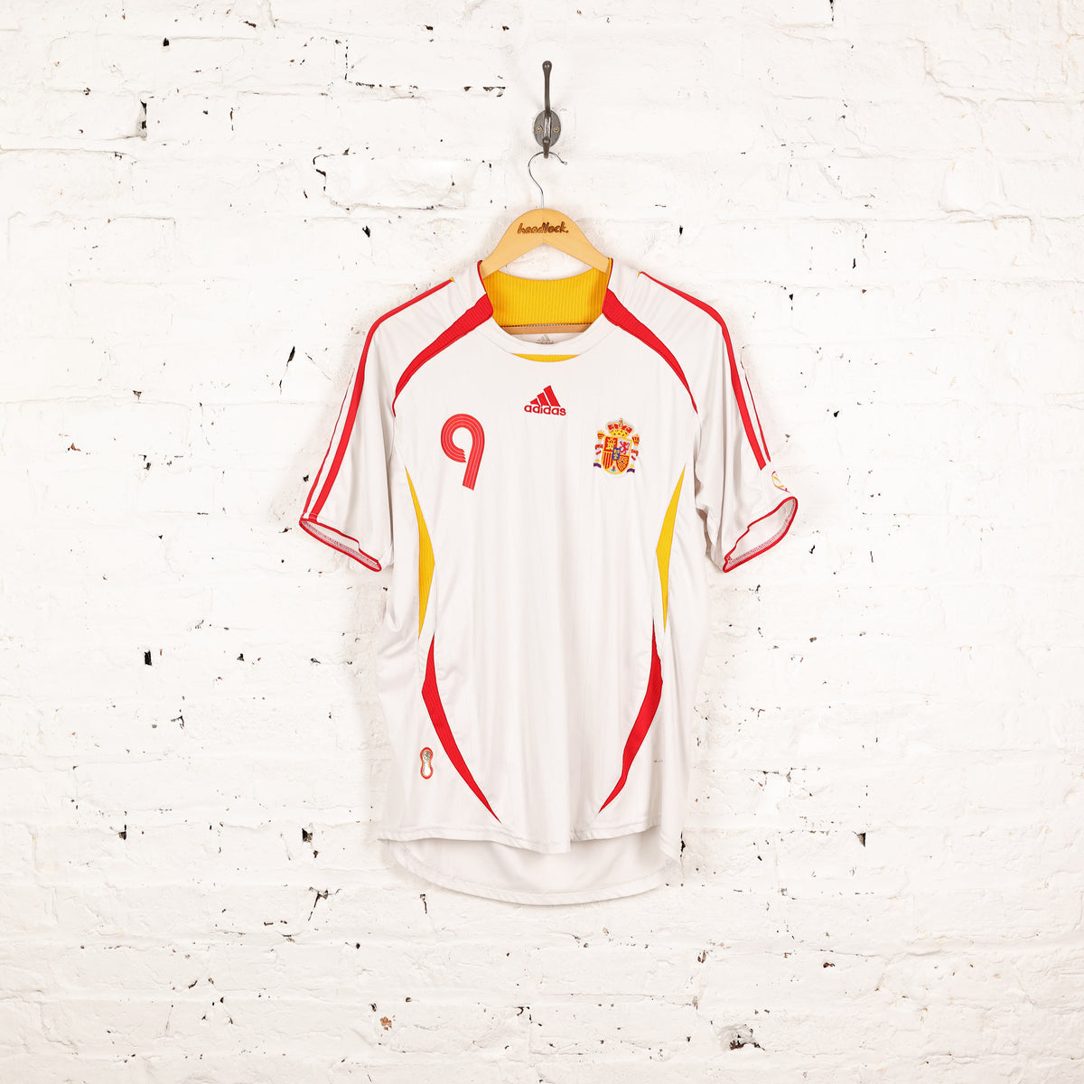 Spain Adidas 2006 Torres Away Football Shirt - White - XL – Headlock