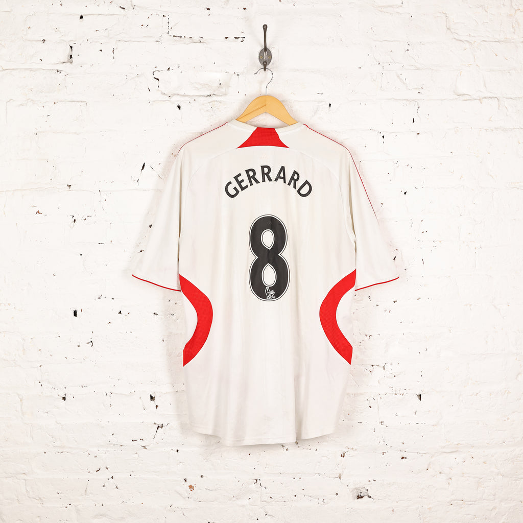 Liverpool 2007 Gerrard Away Football Shirt - Red - XL