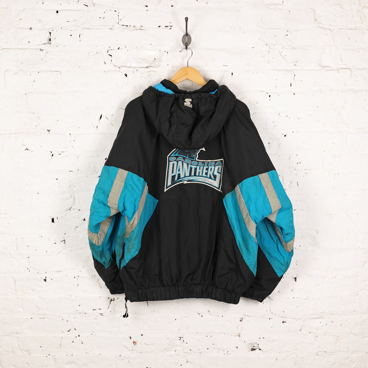 Carolina Panthers NFL Starter Jacket - Black - XL – Headlock