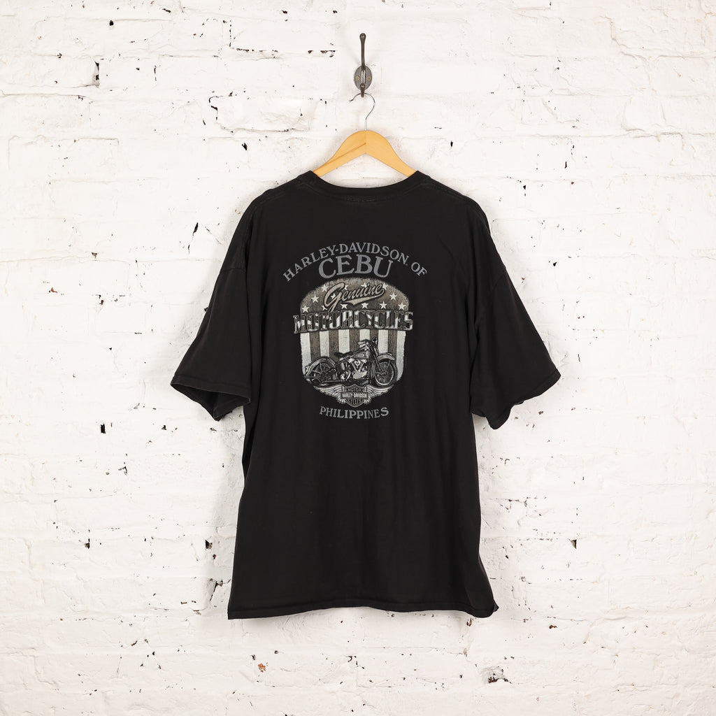 Harley Davidson Dealership T Shirt - Black - XXXL