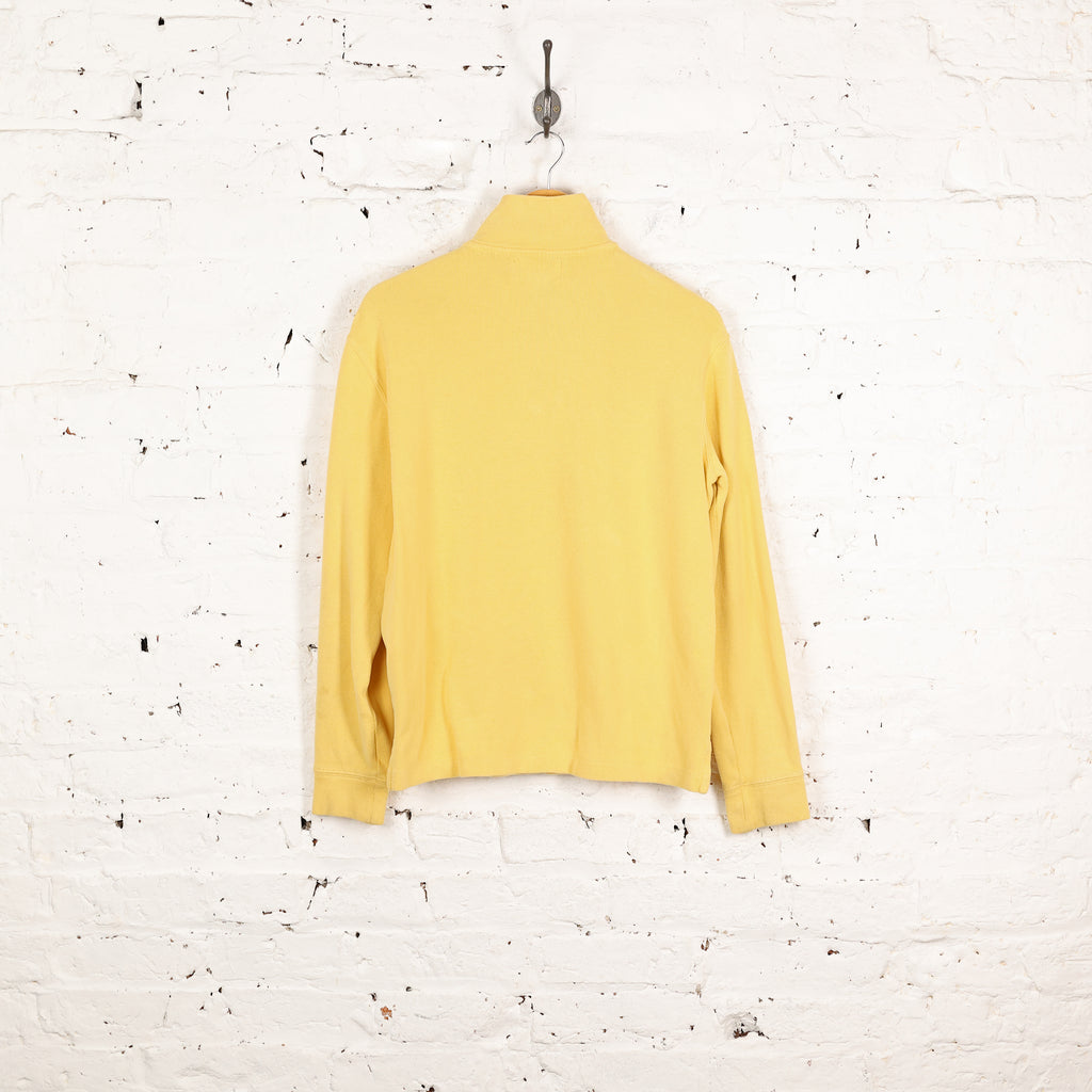 Ralph Lauren 1/4 Zip Sweatshirt - Yellow - S