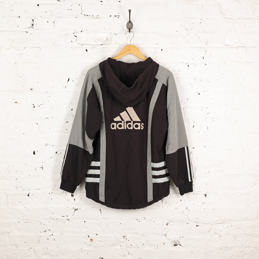 Adidas Shell Hooded Tracksuit Top - Black - M