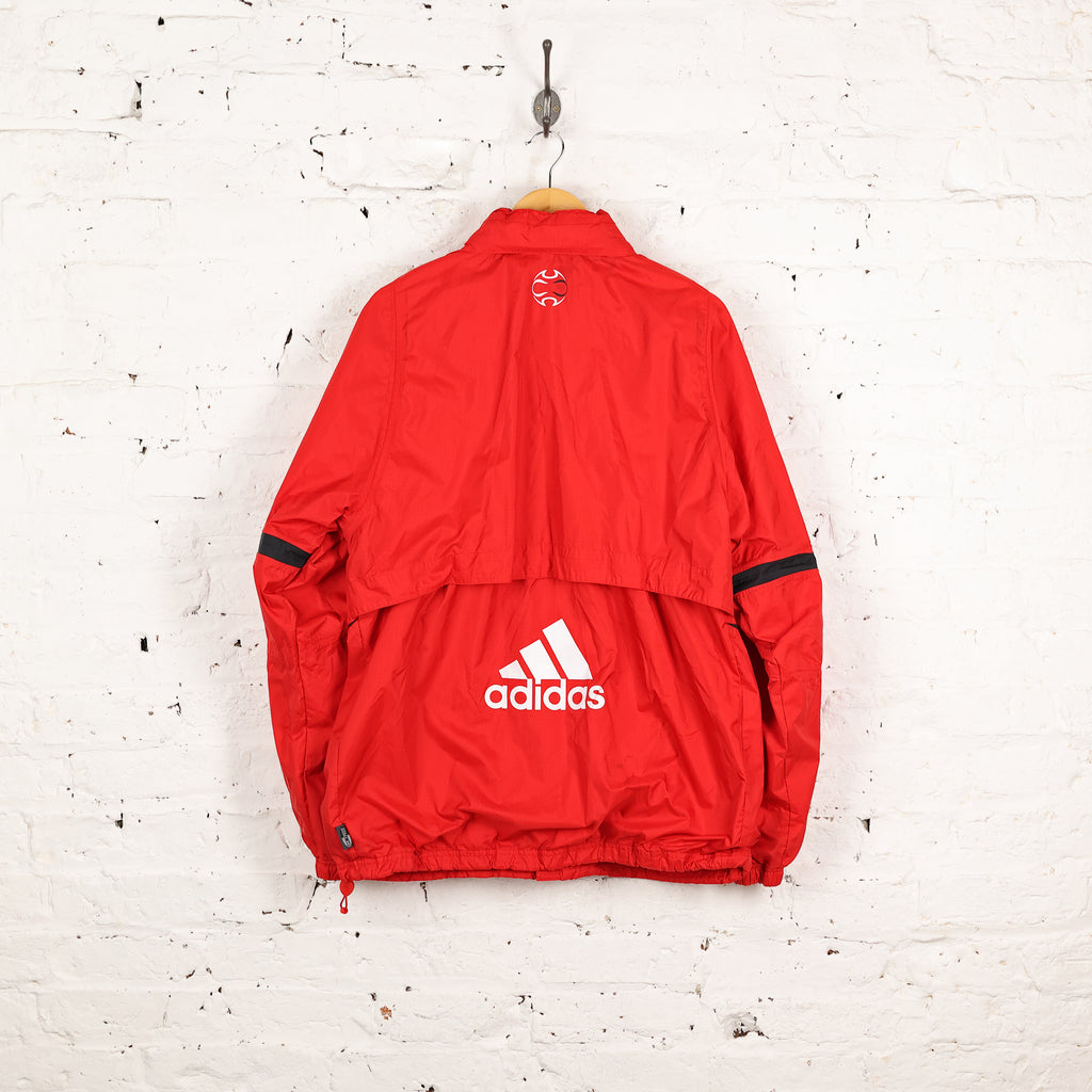 Liverpool Adidas 2007 Rain Tracksuit Top Jacket - Red - L