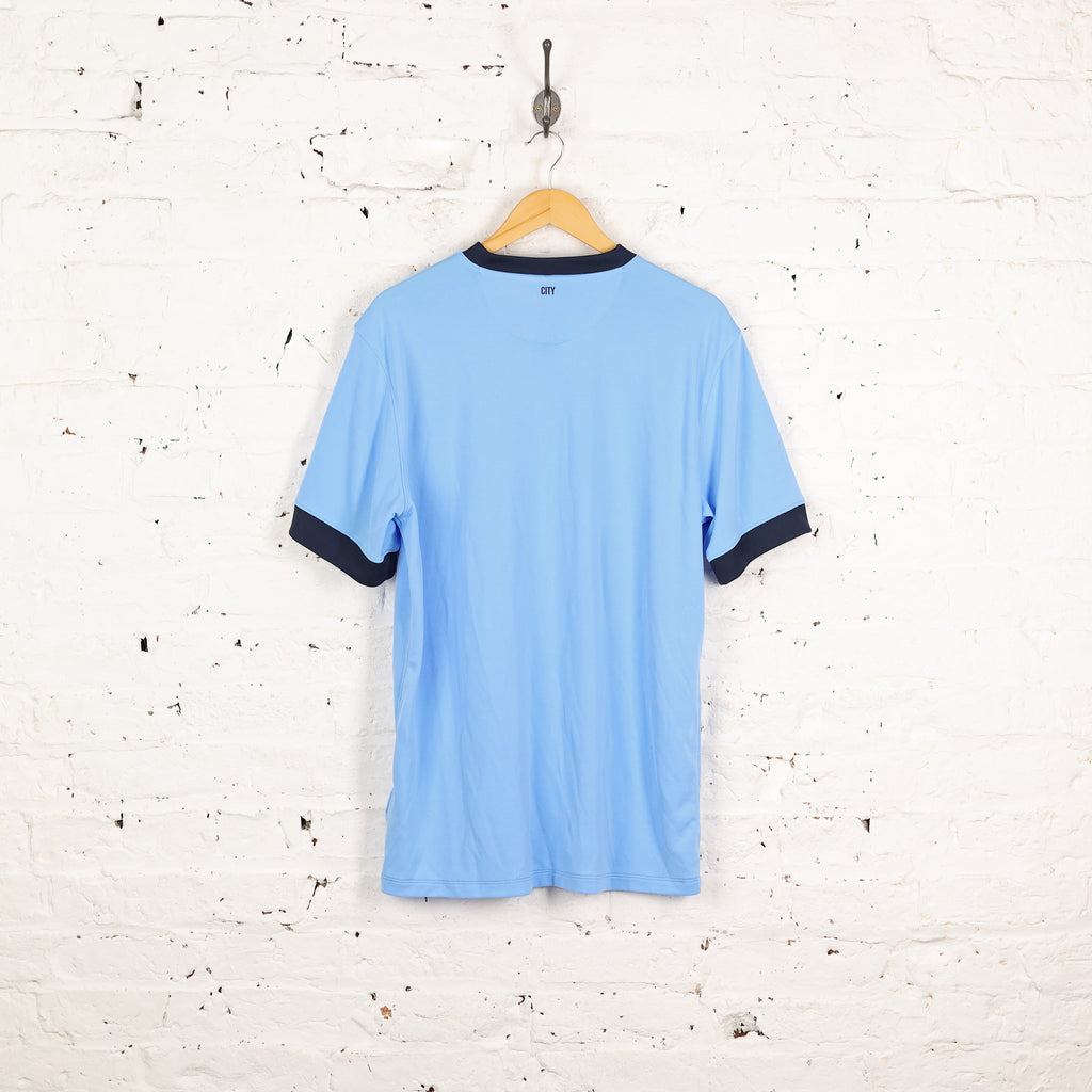 Manchester City 2014 Nike Football Shirt - Blue - XL