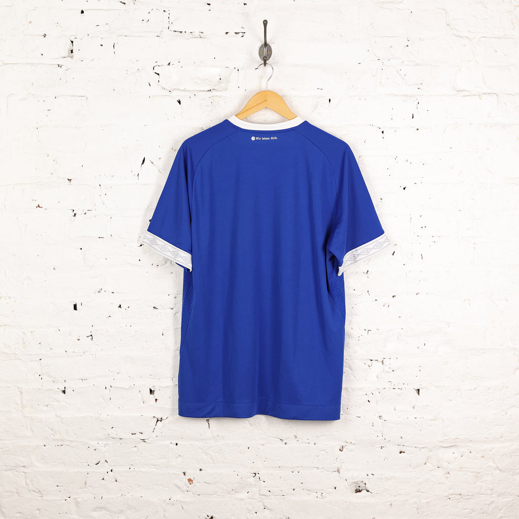 Schalke 2018 Umbro Home Football Shirt - Blue - XL