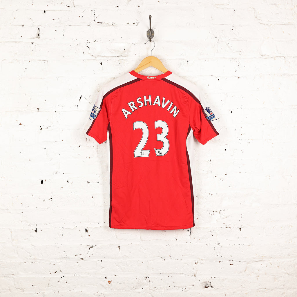 Kids Arsenal Arshavin 2009 Home Football Shirt - Red - XL Boys