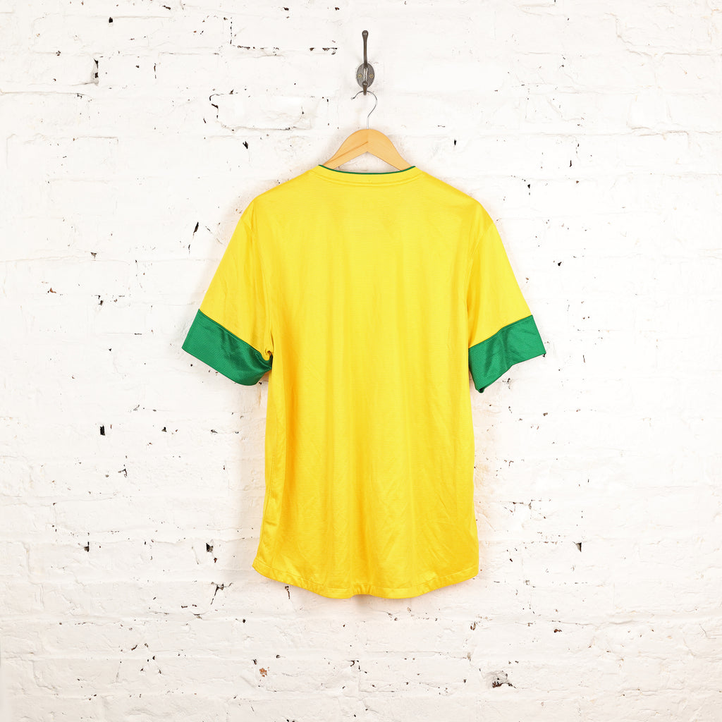Brazil Nike 2012 Home Football Shirt - Yellow - XL