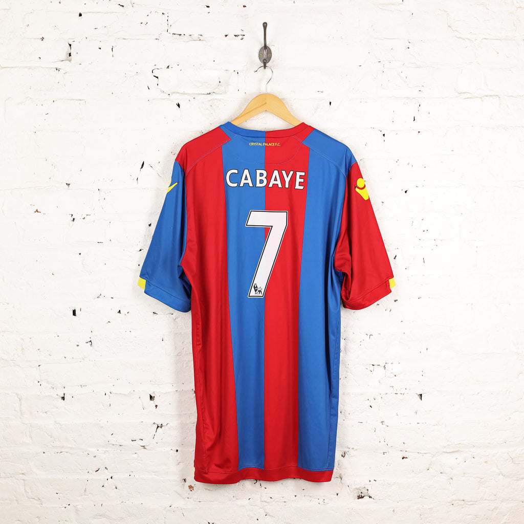 Crystal Palace 2015 Macron Cabaye Home Football Shirt - Red - XXXXXL