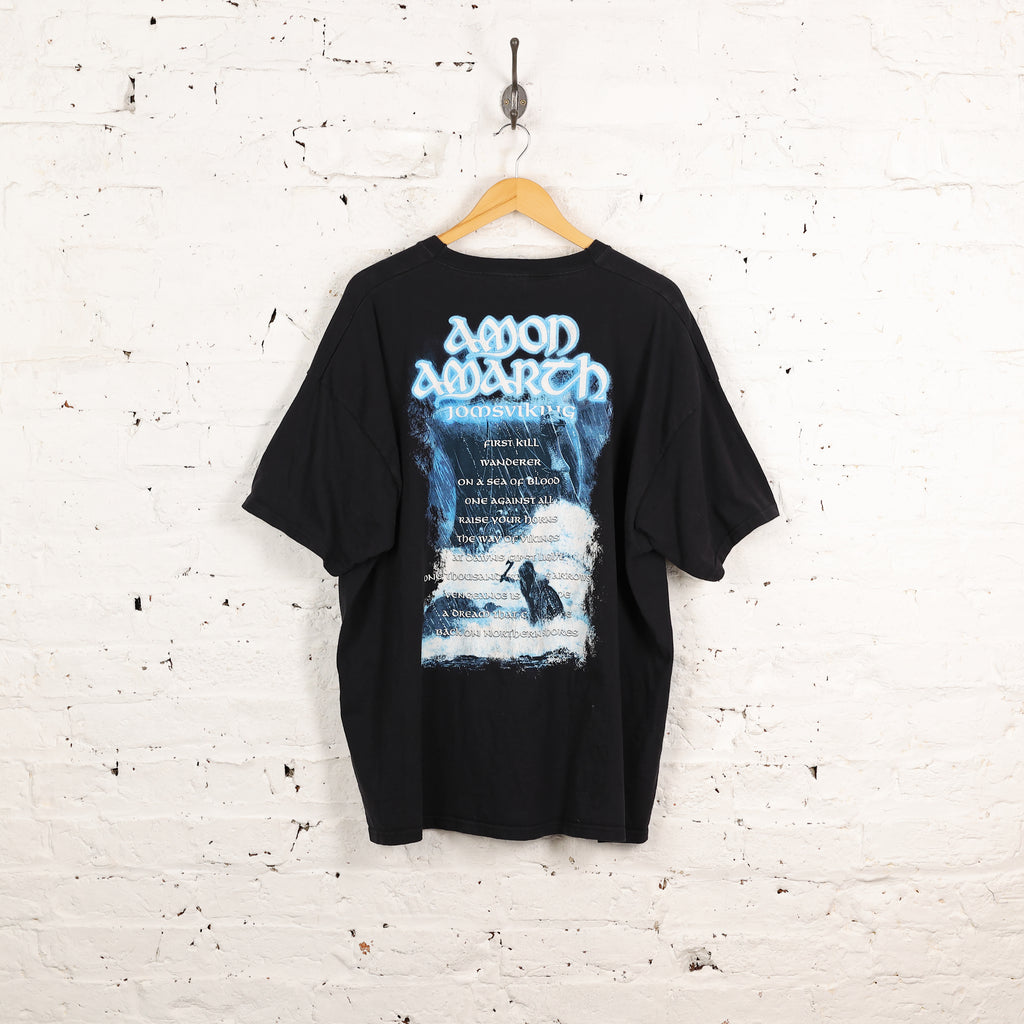 Amon Amarth Jomsviking Band T Shirt - Black - XXXL
