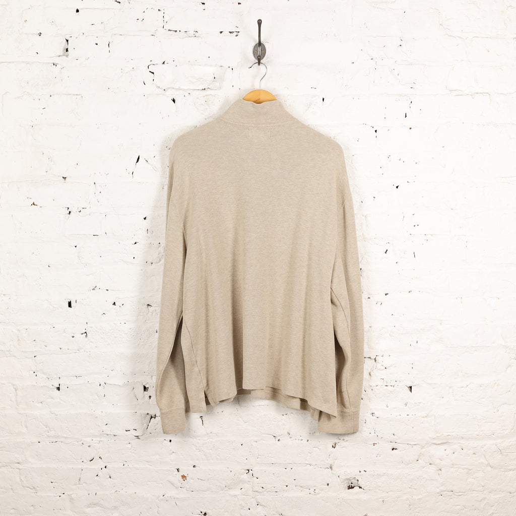 Ralph Lauren 1/4 Zip Sweatshirt - Beige - XL