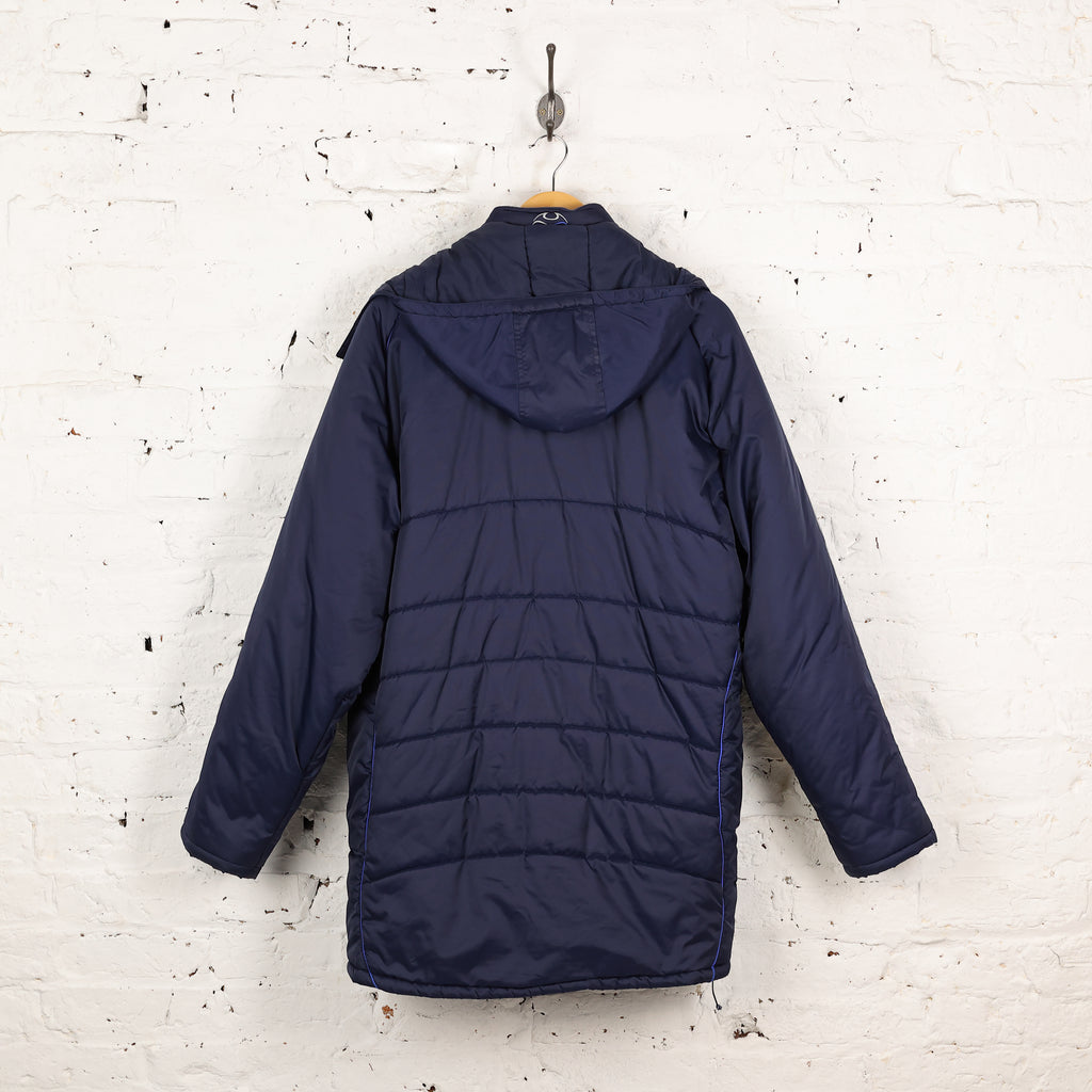 Chelsea Adidas 2007 Quilted Bench Coat - Blue - L
