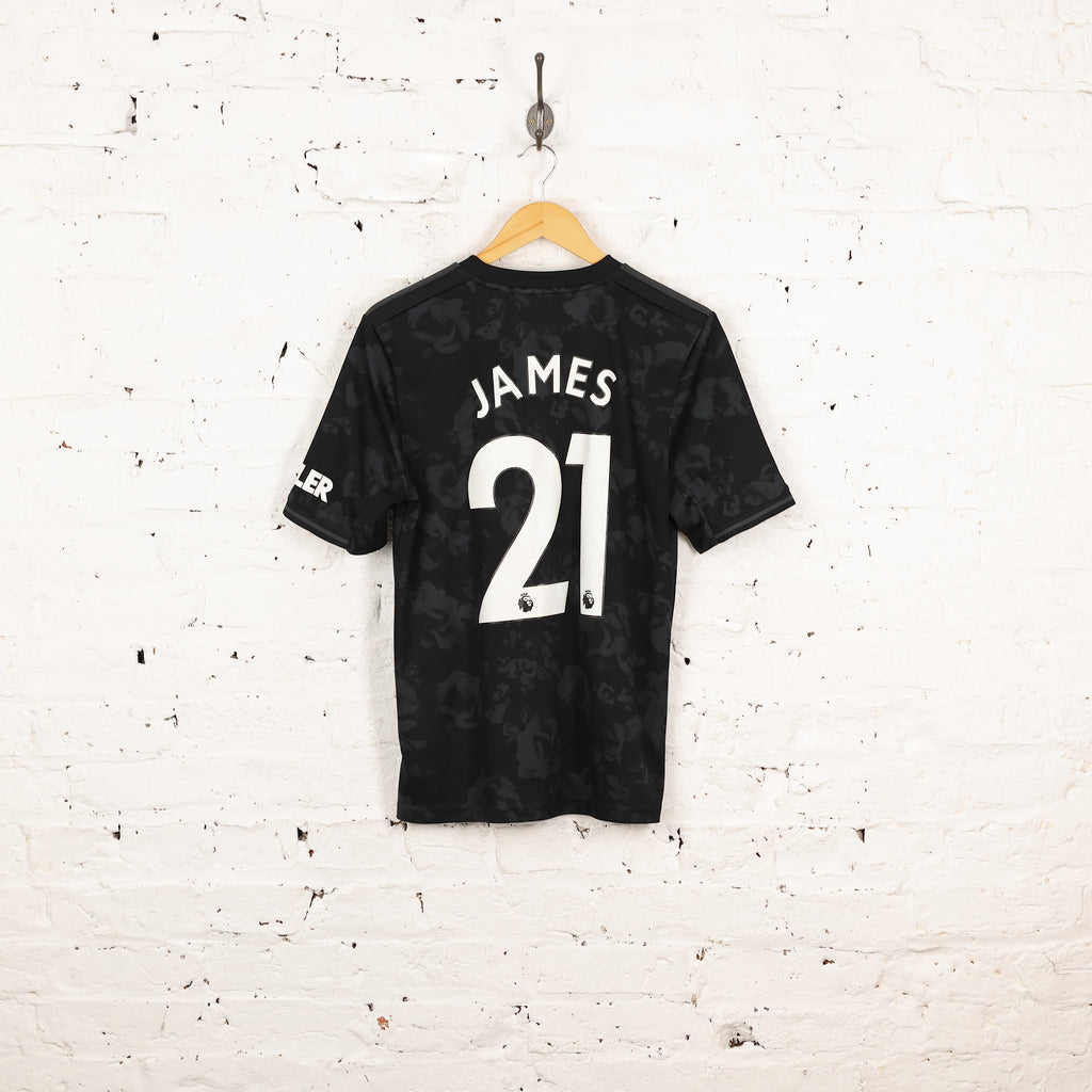 Kids Manchester United 2019 Dan James Away Football Shirt - Black - XL Boys