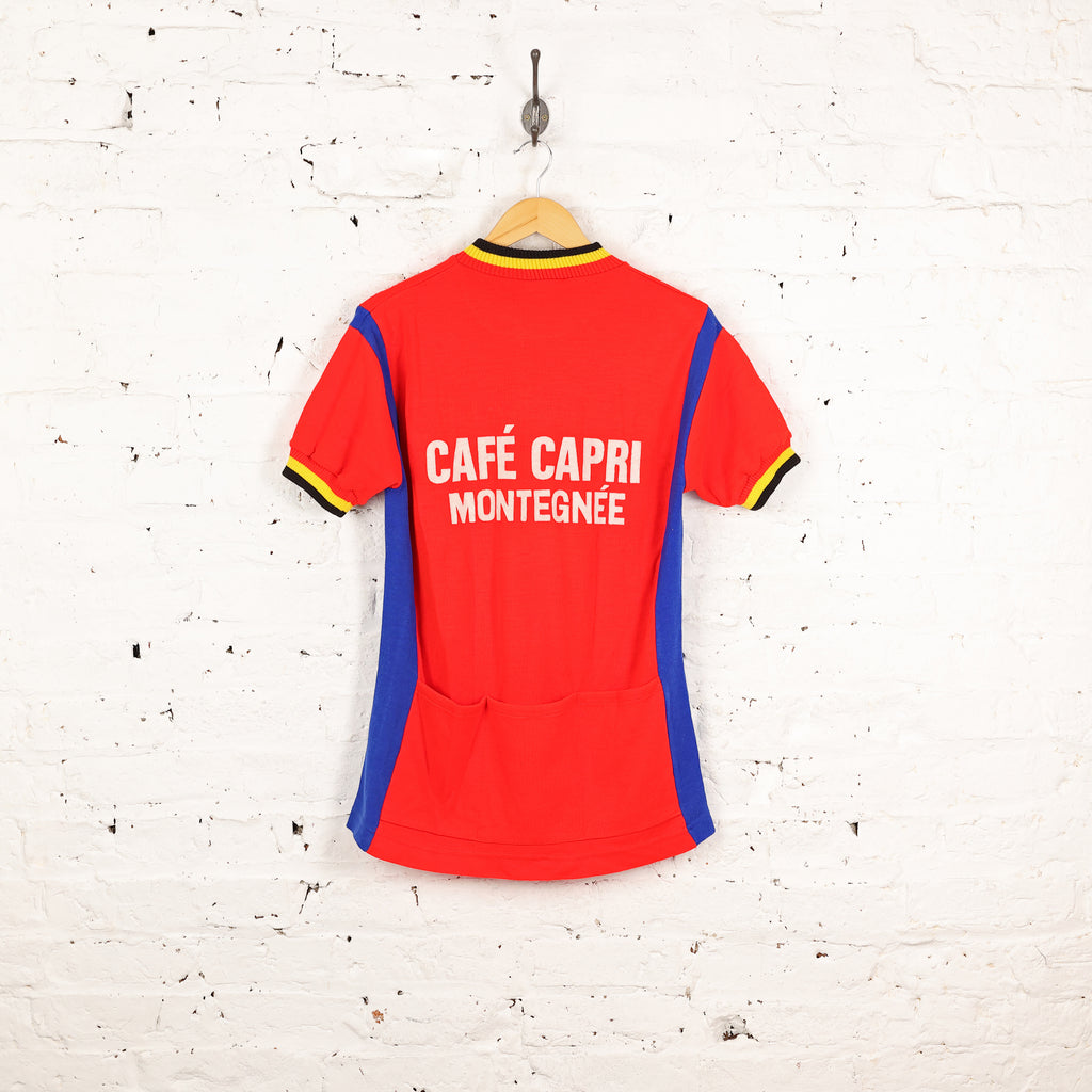 Renato Pedale Montagnarde Acrylic Cycling Jersey - Red - L
