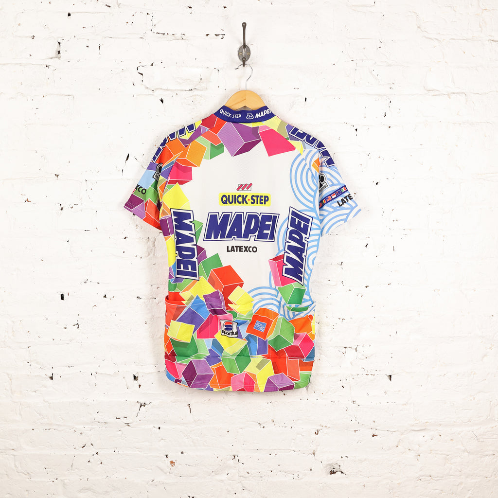 Mapei Quick Step 2000 Colnago Latexco Sportful Cycling Jersey - White - L