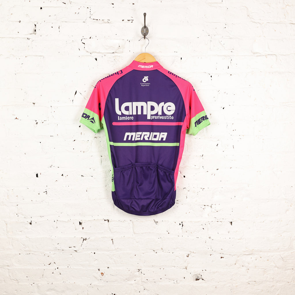 Lampre Merida UCI Tour 2015 Cycling Top Jersey - Purple - L