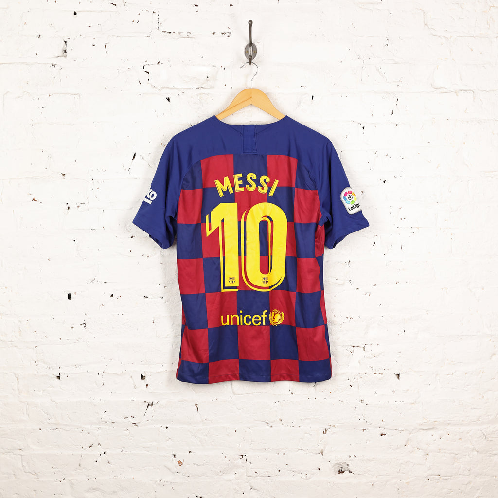 Barcelona 2019 Messi Nike Home Football Shirt - Red - M