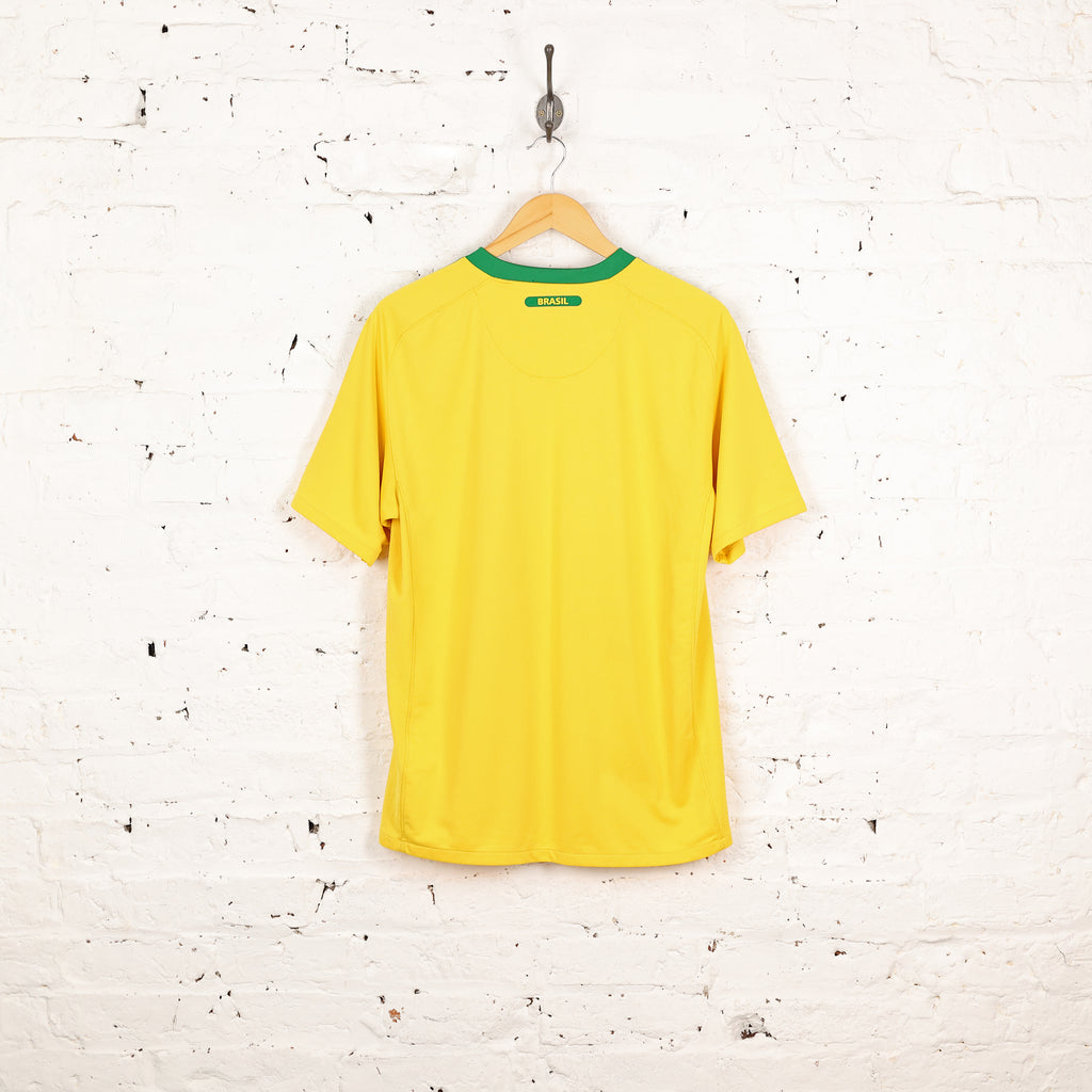 Brazil Nike 2010 Nike Home Football Shirt - Yellow - M