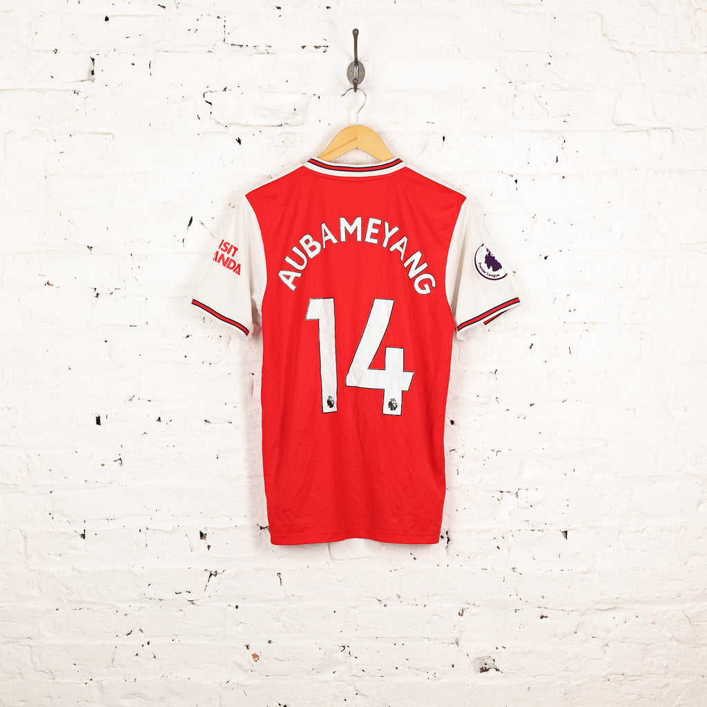 Arsenal 2019 Aubameyang Adidas Home Football Shirt - Red - M