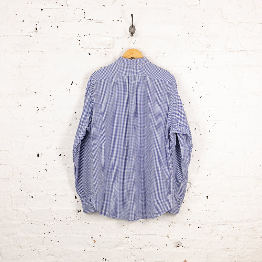Ralph Lauren Gingham Check Shirt - Blue - XL