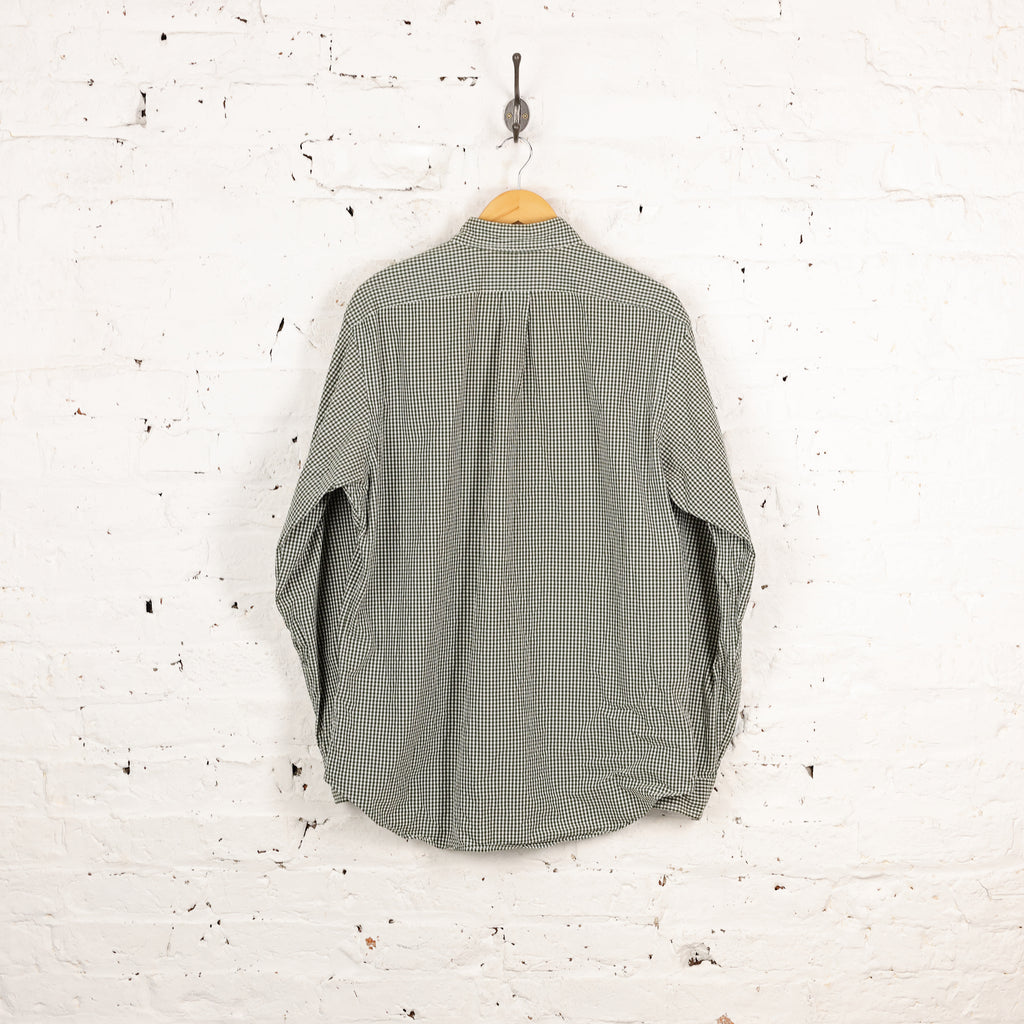 Ralph Lauren Gingham Check Shirt - Green - L