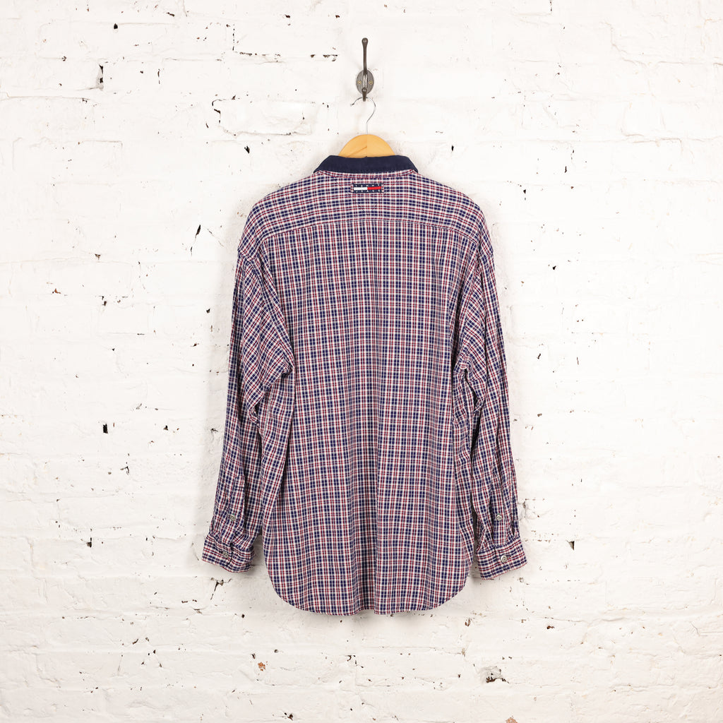 Tommy Jeans Check Shirt - Blue - XL