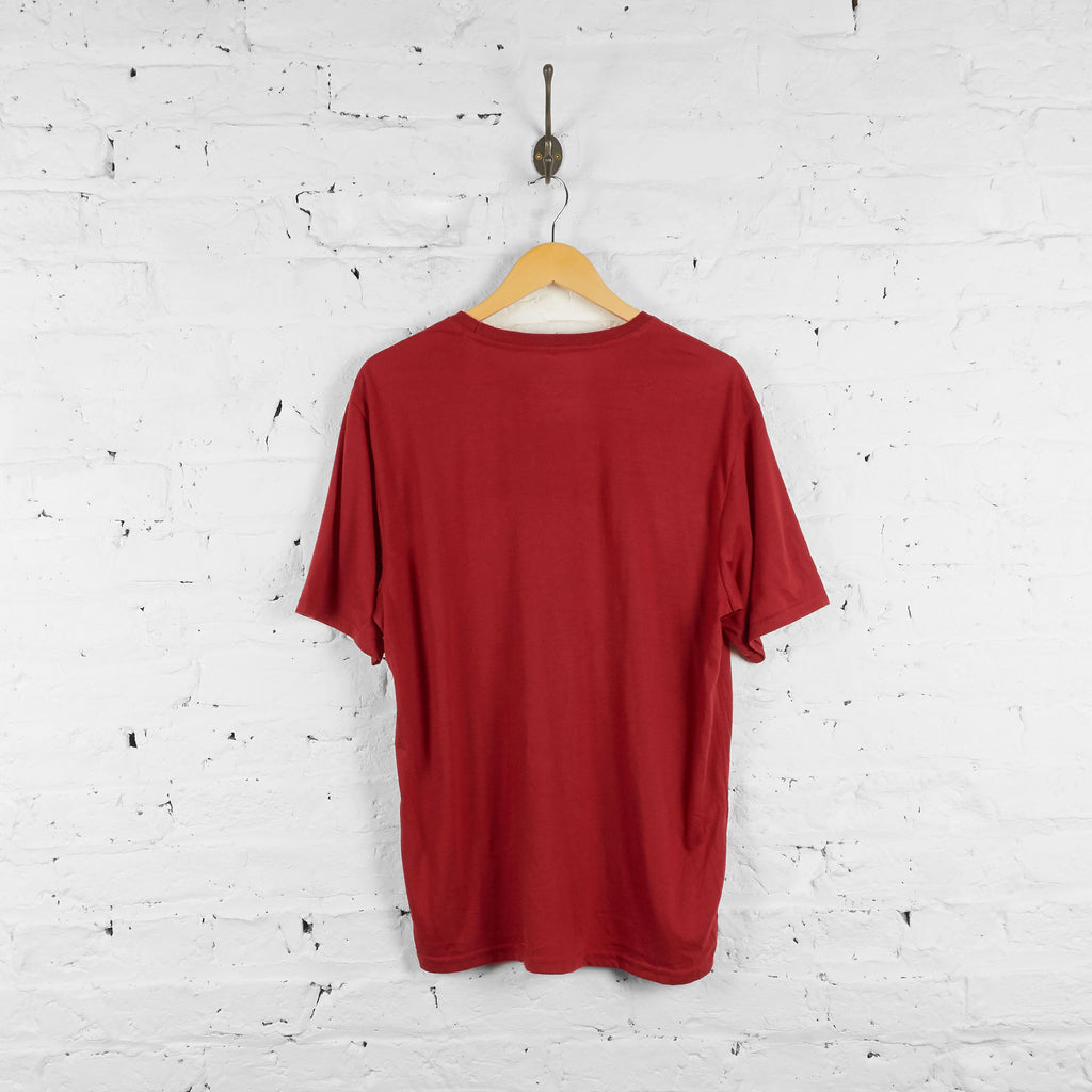 Vintage The North Face T-Shirt - Red - L - Headlock