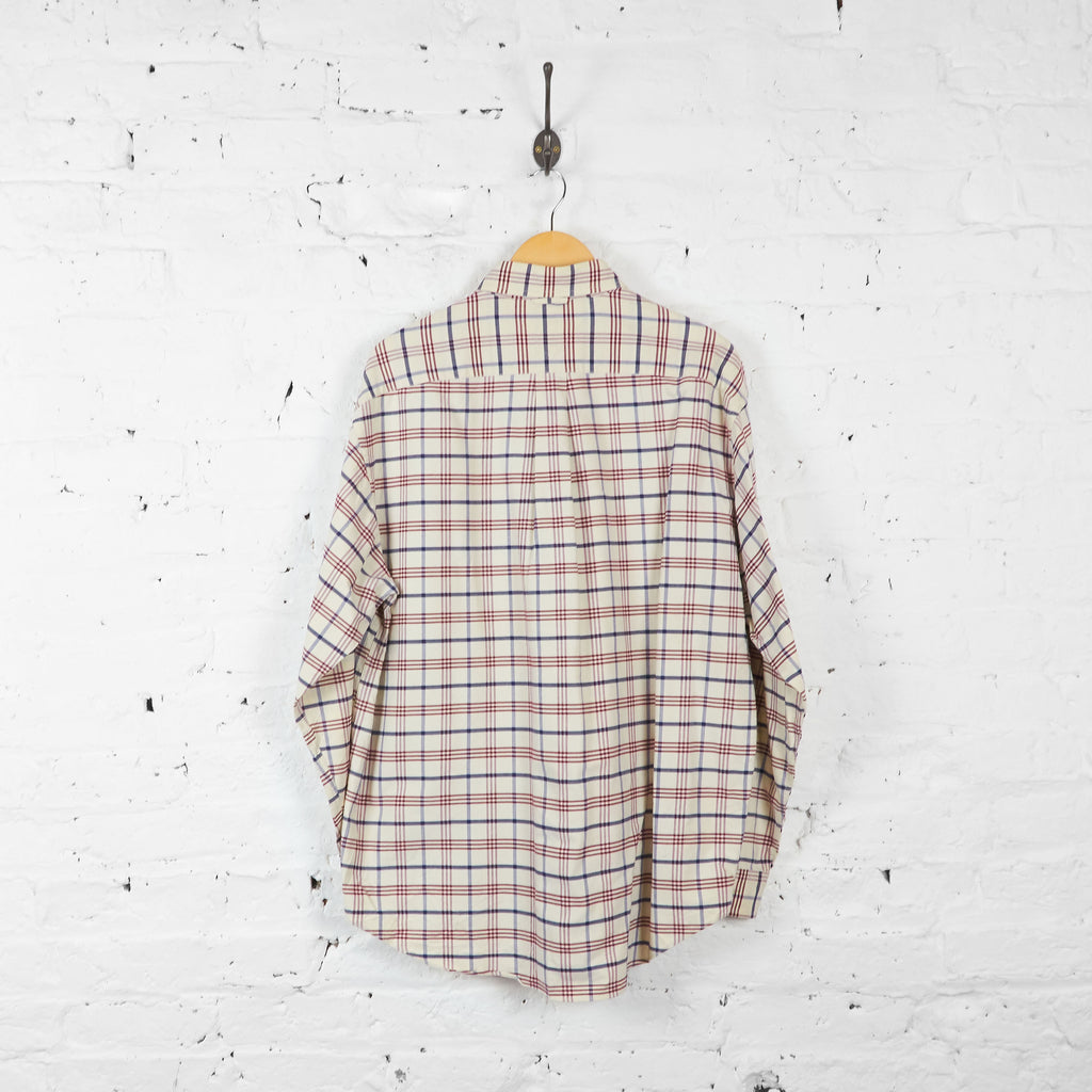 Vintage Tommy Hilfiger Checked Shirt - Red/White/Blue - L - Headlock