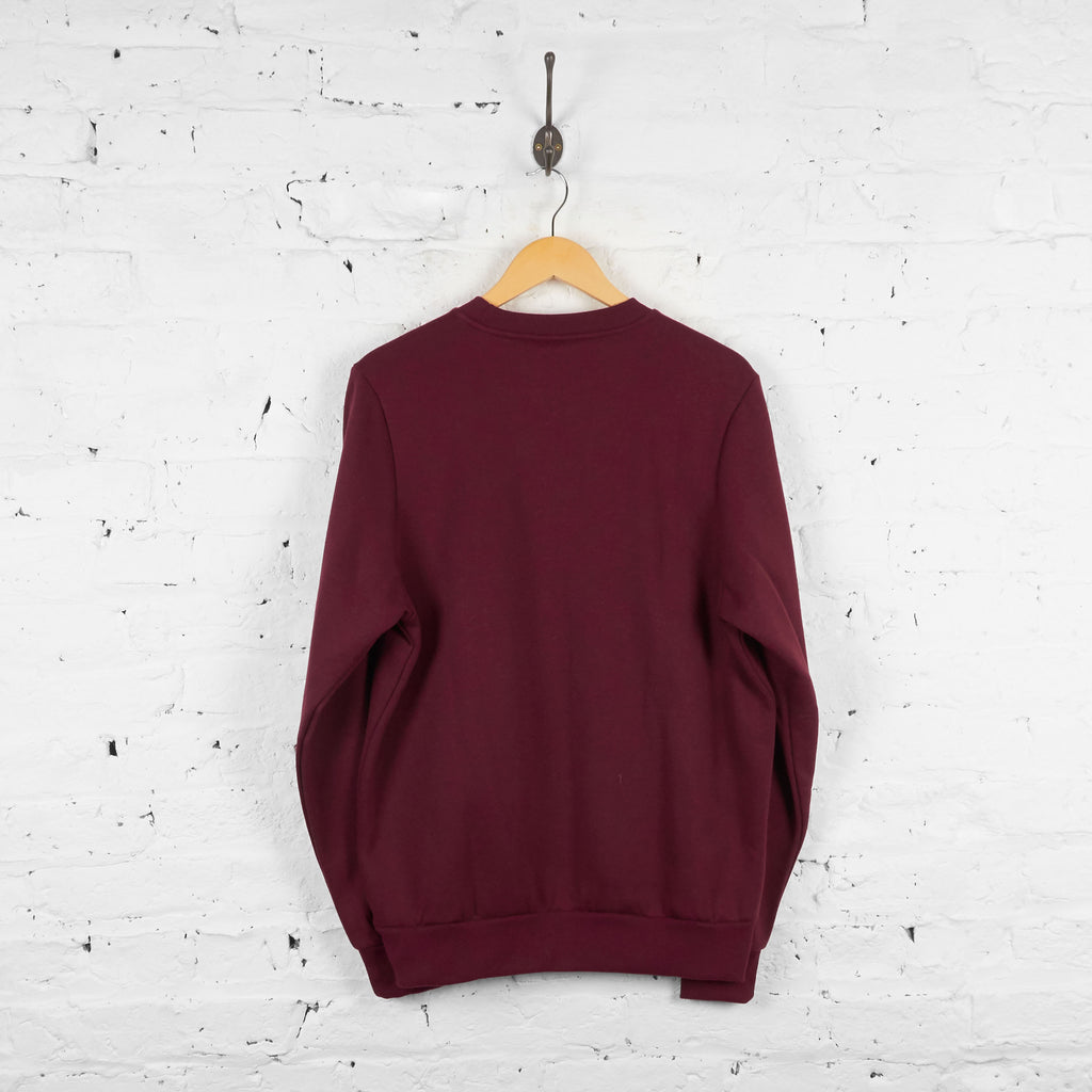 Vintage Slazenger Sweatshirt - Burgundy - M - Headlock