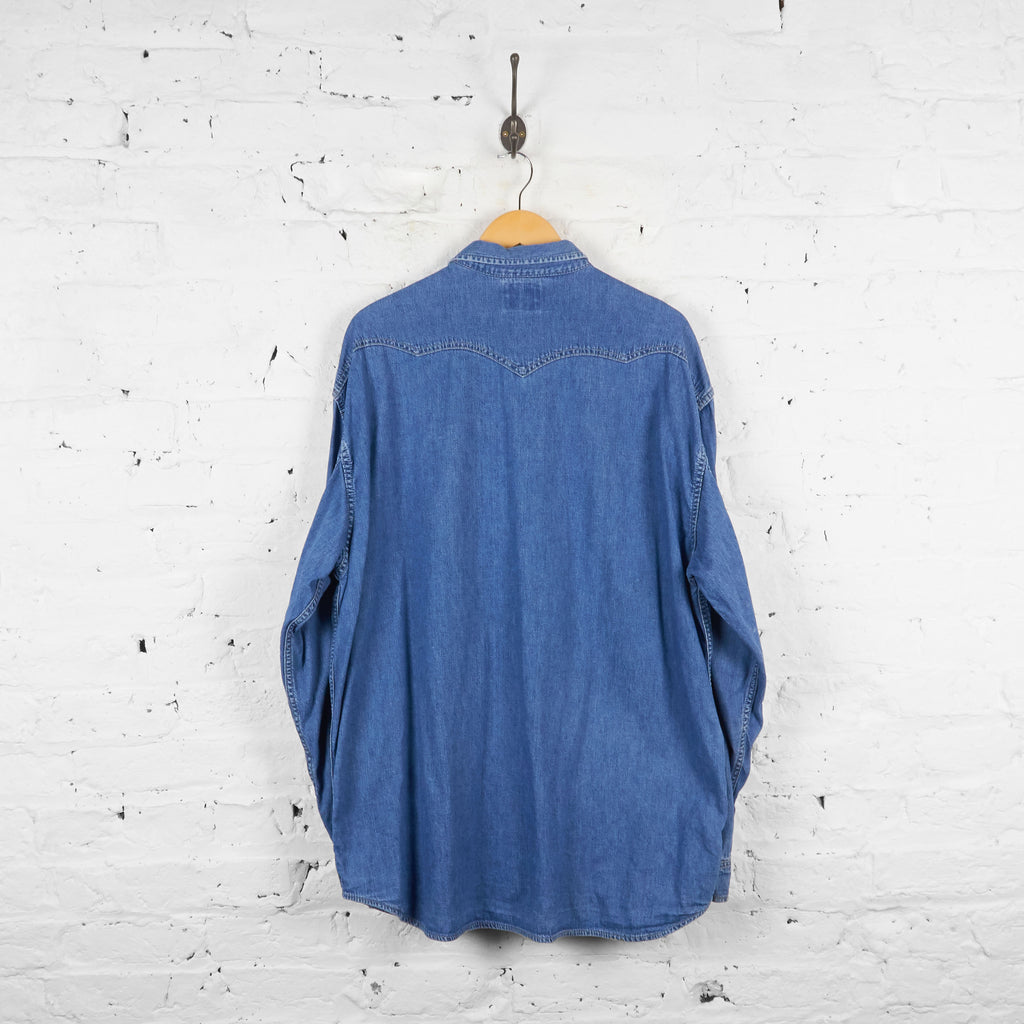 Vintage Levi's Denim Shirt - Blue - XXL - Headlock