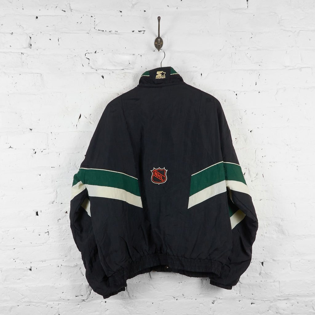Vintage Dallas Stars NHL Padded Jacket - Black/Green/White - L - Headlock