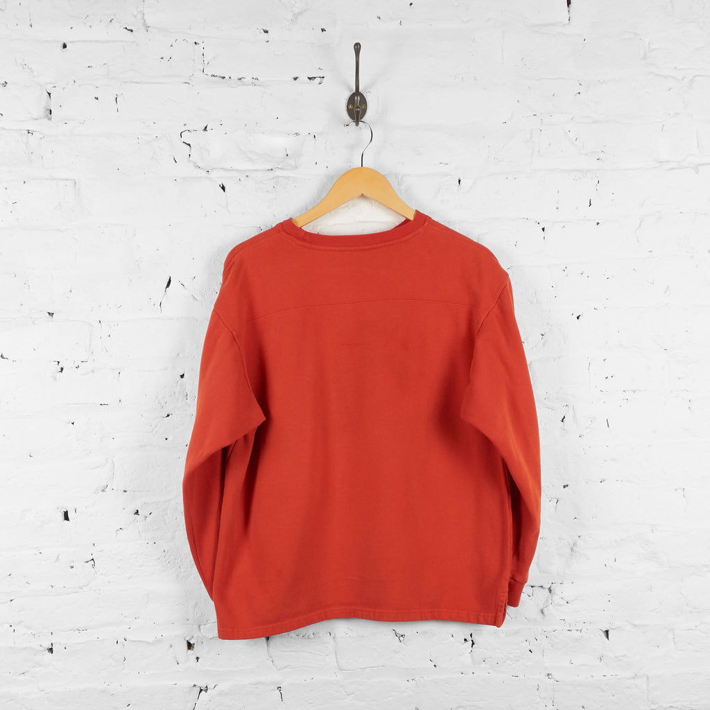 Vintage Tommy Hilfiger Sweatshirt - Orange - XL - Headlock
