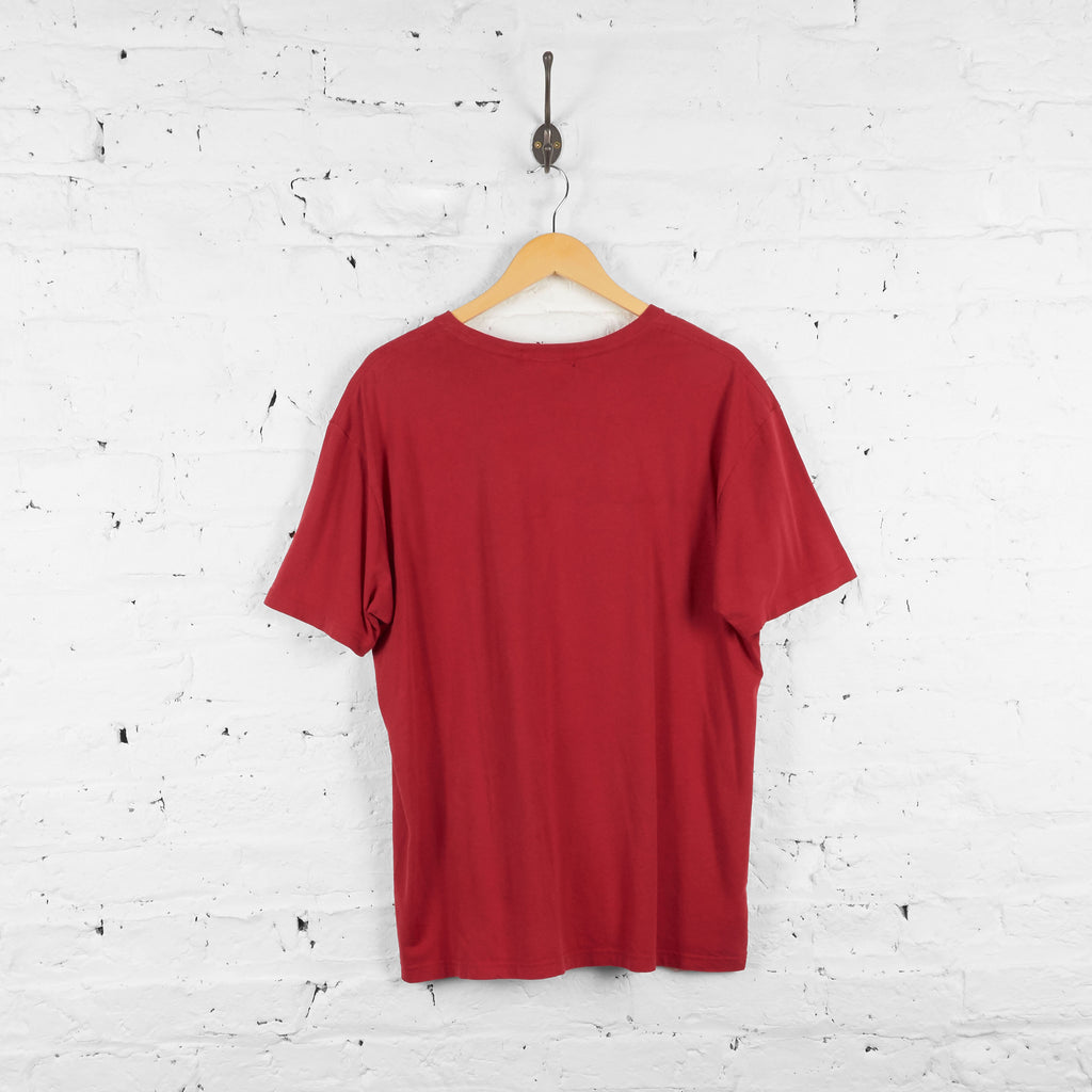 Vintage Ralph Lauren Polo T-shirt - Red - L - Headlock