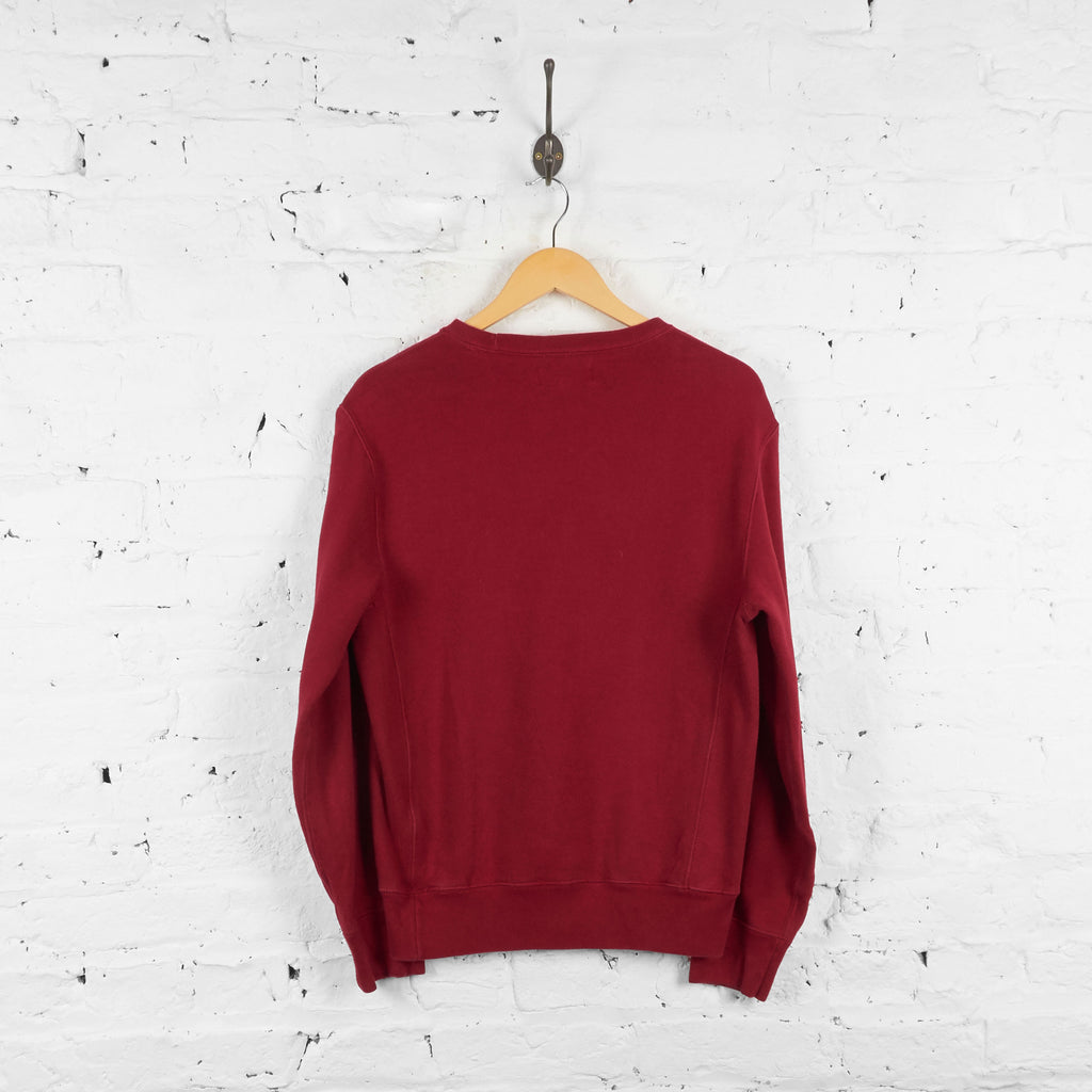 Vintage Ralph Lauren Polo Sweatshirt - Red - S - Headlock